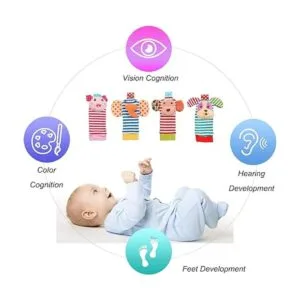 BLOOBLOOMAX Juguetes de calcetines de sonajero para bebés_6