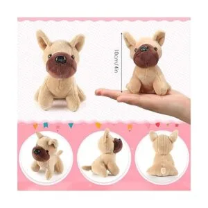 9 piezas de mini animales de peluche para cachorros de_2