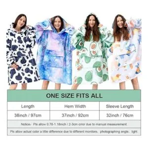 Manta con capucha que brilla en la oscuridad para mujeres_6