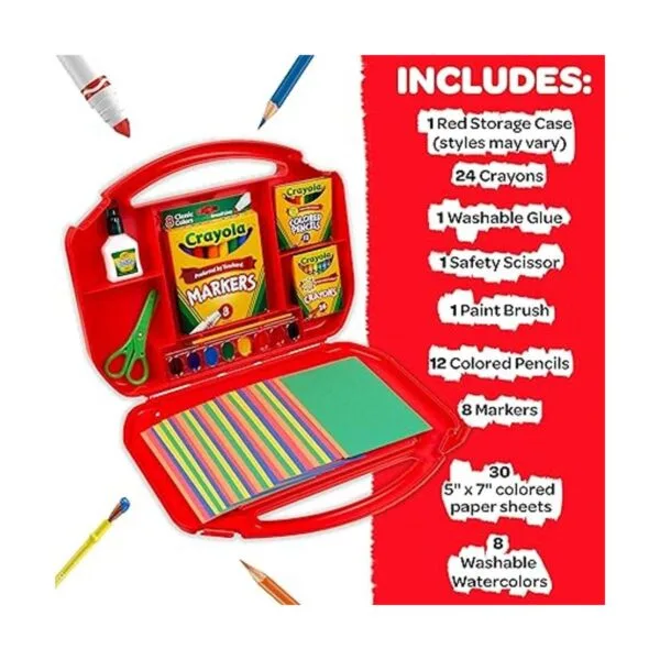 Crayola Ultimate Art Estuche con caballete 85 piezas_4