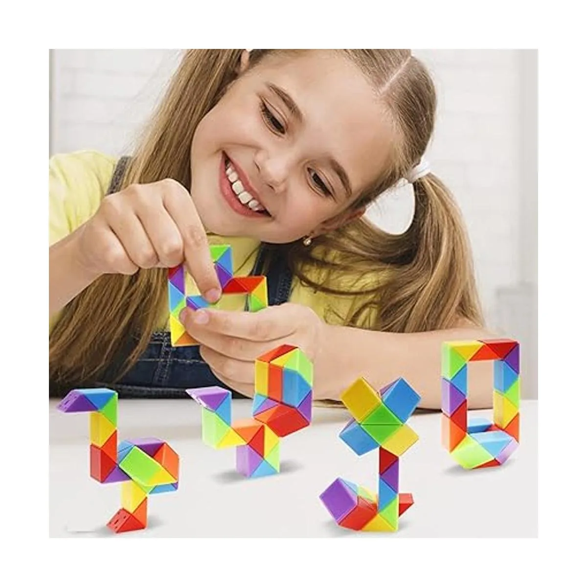 Ganowo Paquete de 30 regalos de fiesta cubo de serpiente_4