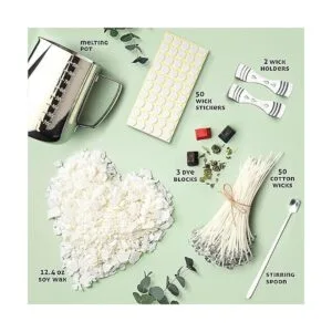 Kit de fabricación de velas de soja para adultos kit de_2