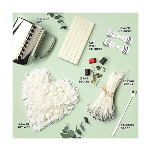Kit de fabricación de velas de soja para adultos kit de_2