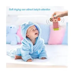 BLOOBLOOMAX Juguetes de calcetines de sonajero para bebés_2
