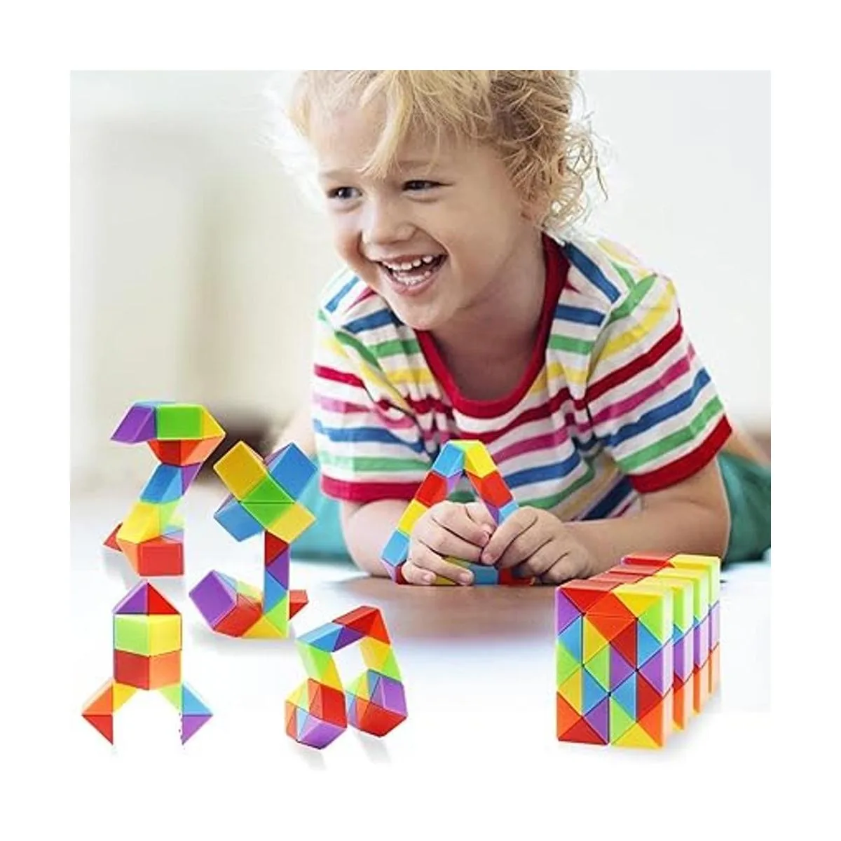 Ganowo Paquete de 30 regalos de fiesta cubo de serpiente_3