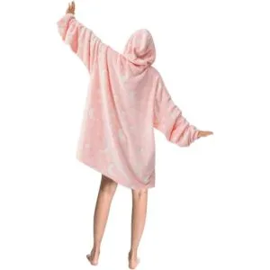 Manta con capucha que brilla en la oscuridad para mujeres_5