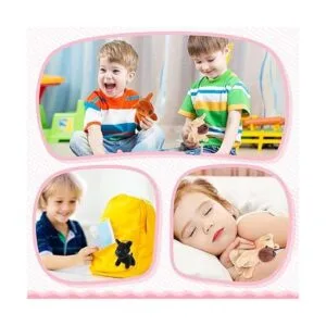 9 piezas de mini animales de peluche para cachorros de_5