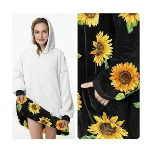 LetsFunny Sudadera de manta con capucha de gran tamaño_5