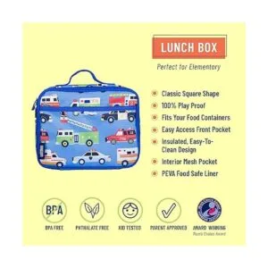 Wildkin Lonchera aislada para niños y niñas tamaño_2