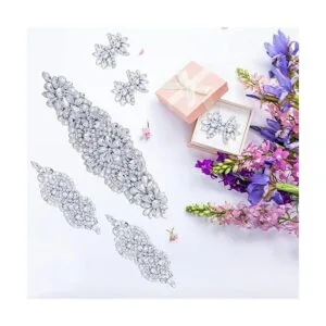 Paquete de 9 apliques de diamantes de imitación de_3