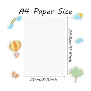 Benvo 12 hojas de película retráctil imprimible papel_2