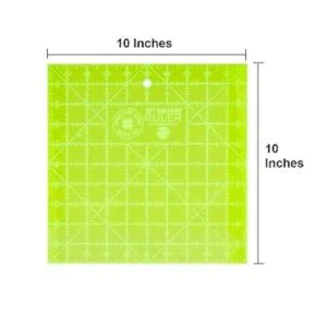 Regla de acolchado acrílica 10 x 10 pulgadas regla_4