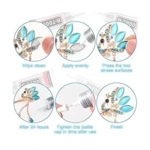 10 Pcs 25ml B7000 Glue Clear Adhesive Jewelry Bead B7000_5