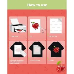 Papel de transferencia de calor de hierro de color para_3