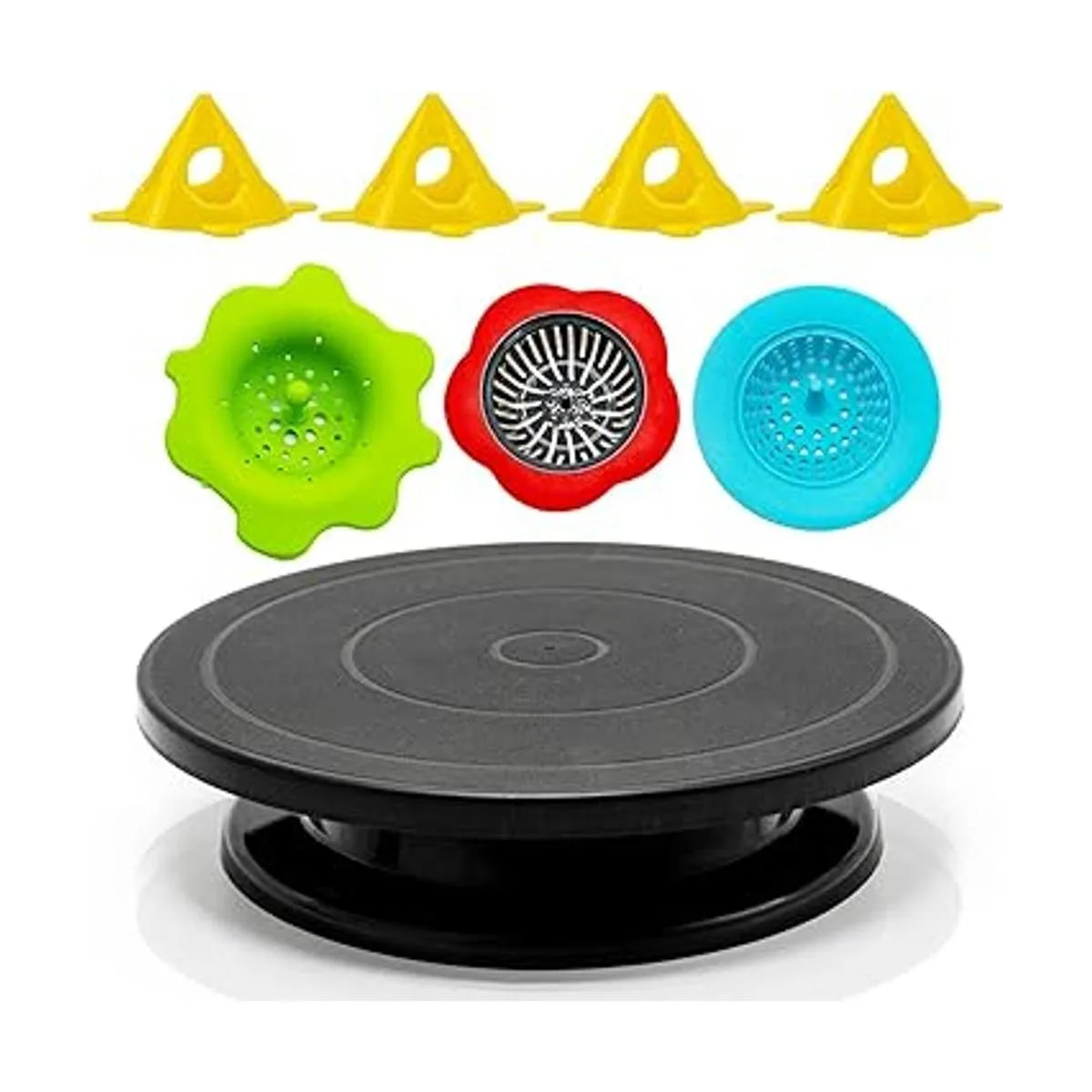 Rueda giratoria giratoria de 11 pulgadas para torta_1