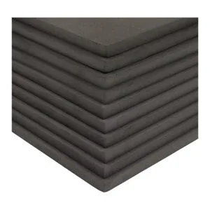 Hojas de espuma EVA negra de 0.394 in para manualidades_4