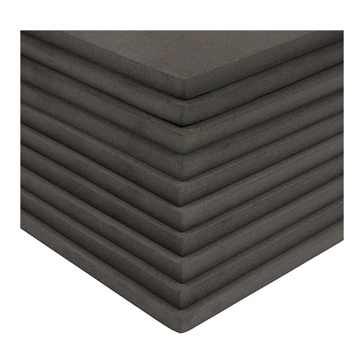 Hojas de espuma EVA negra de 0.394 in para manualidades_4