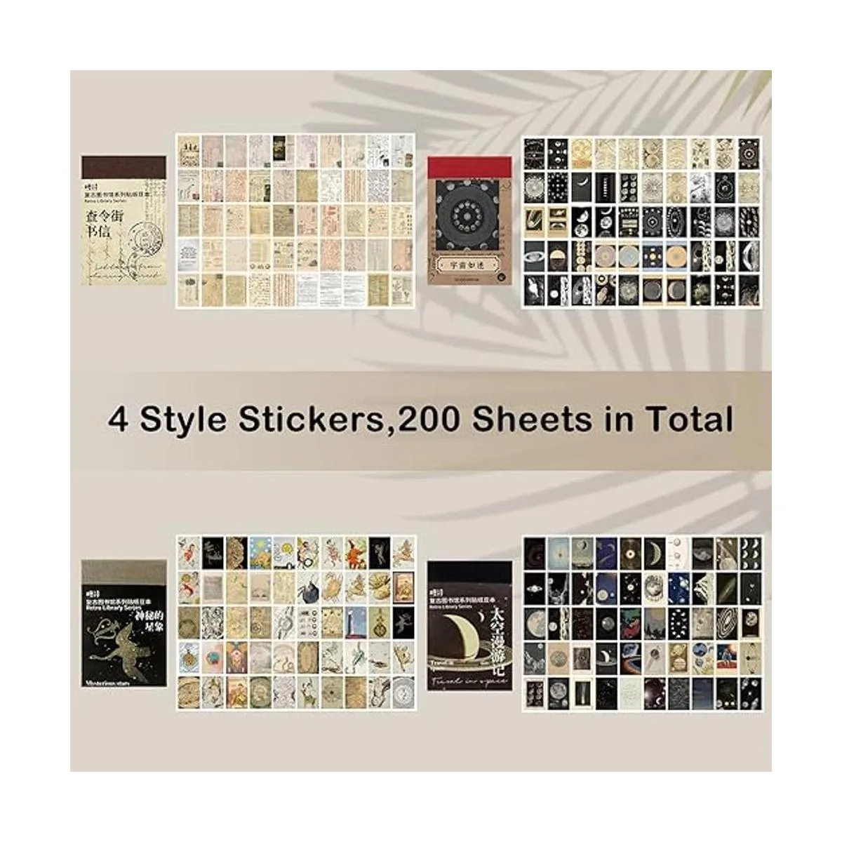 Juego de 450 calcomanías Washi 9 juegos de álbumes de_4