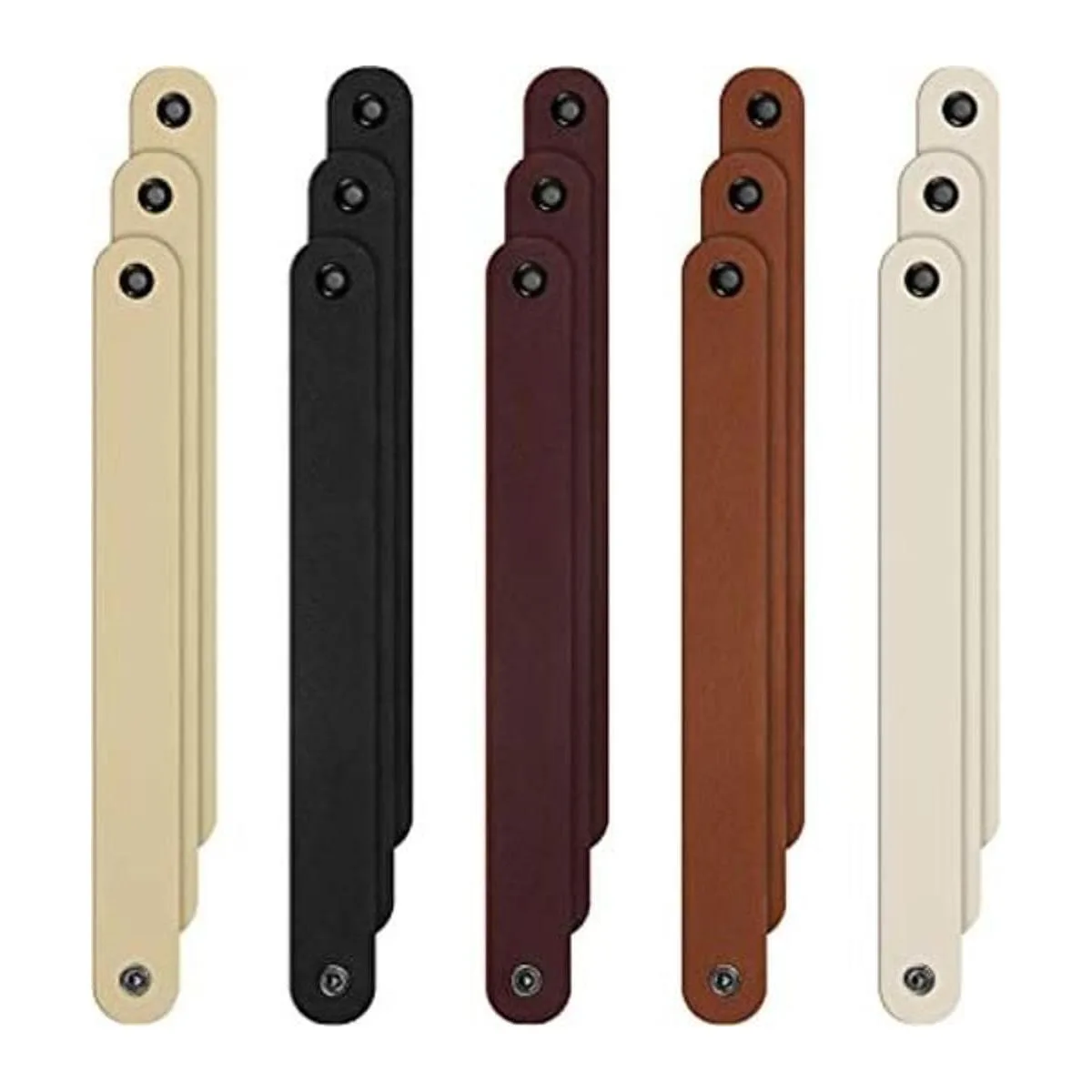 Weewooday Pulsera de cuero liso para manualidades_1