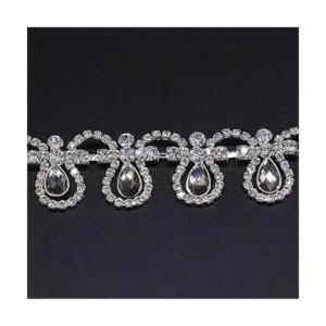 Rytenz Borla de 1 yarda con flecos de diamantes de_2