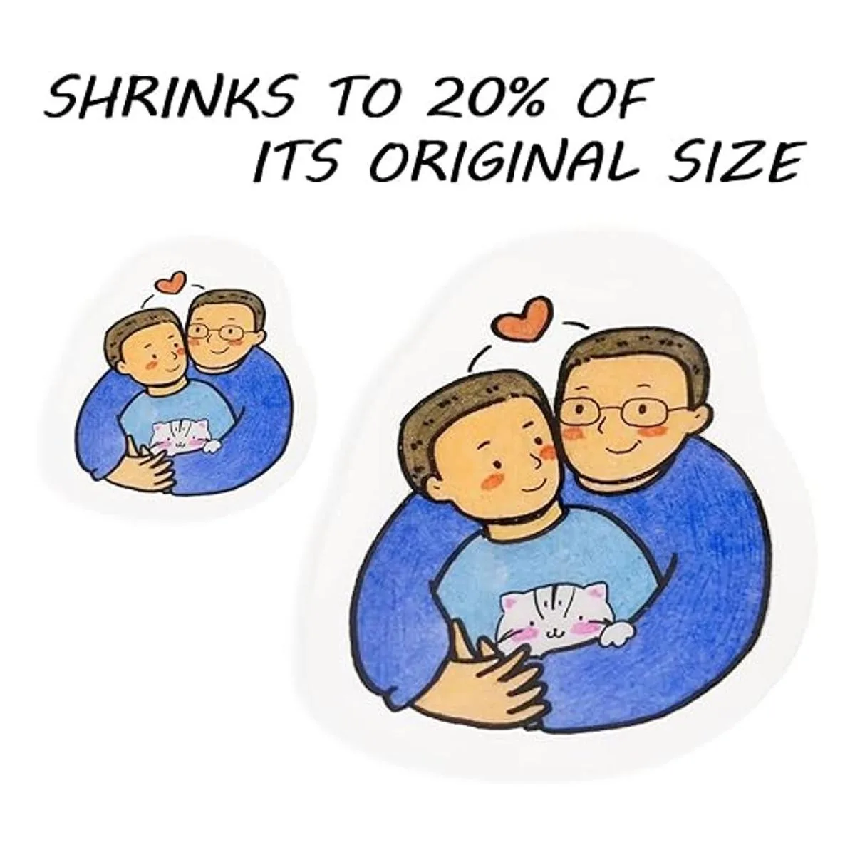 Benvo 12 hojas de película retráctil imprimible papel_5