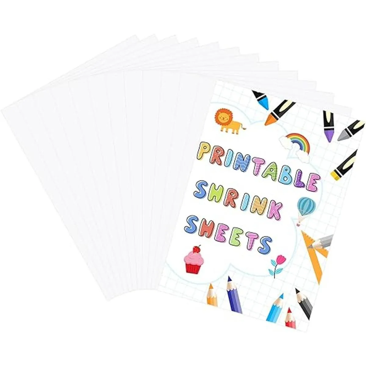 Benvo 12 hojas de película retráctil imprimible papel_1