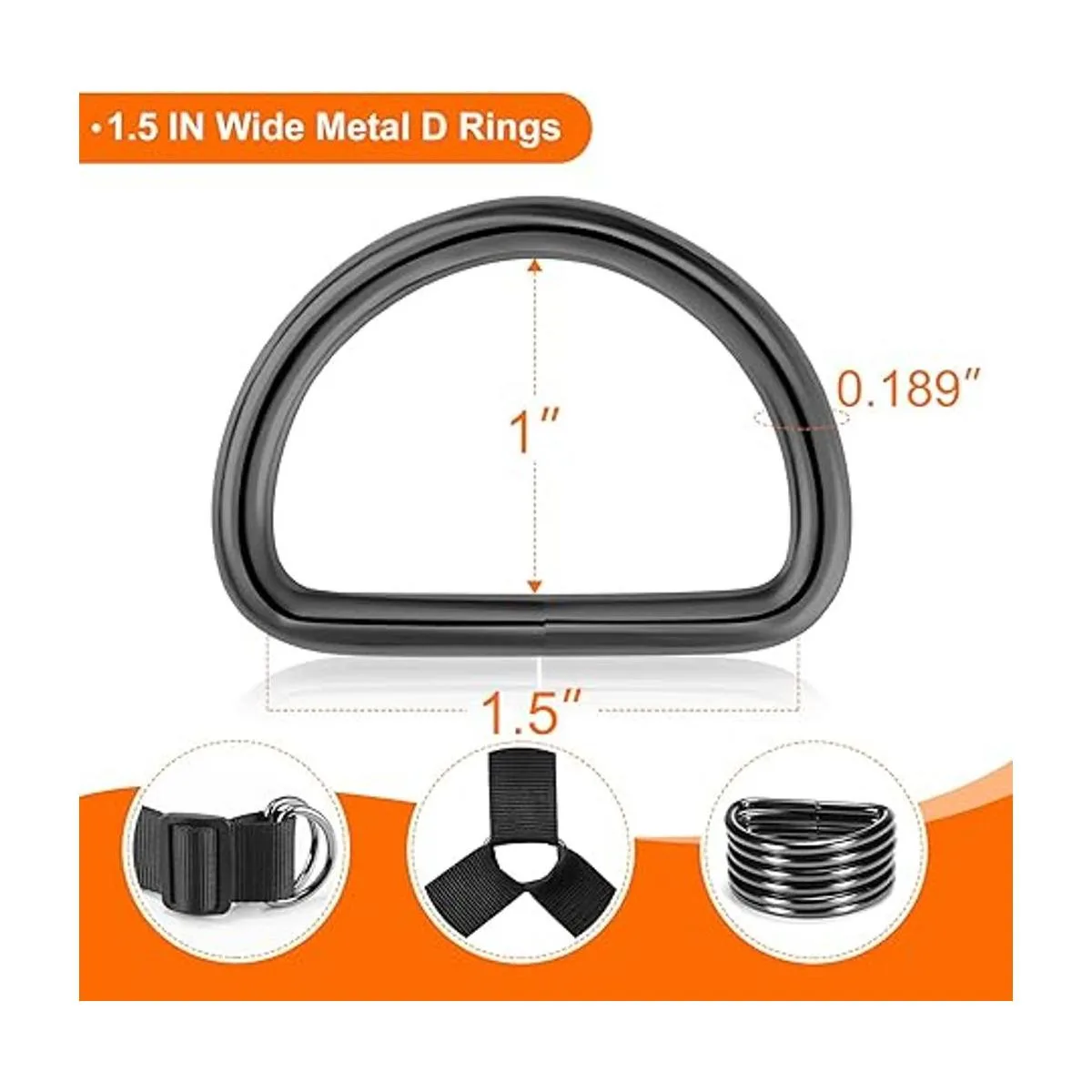 Juego de correas de hebillas de 112 pulgadas correas de_6