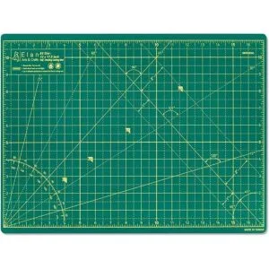 Elan Tapete de corte A3 verde tapete de 5 capas tapete_2