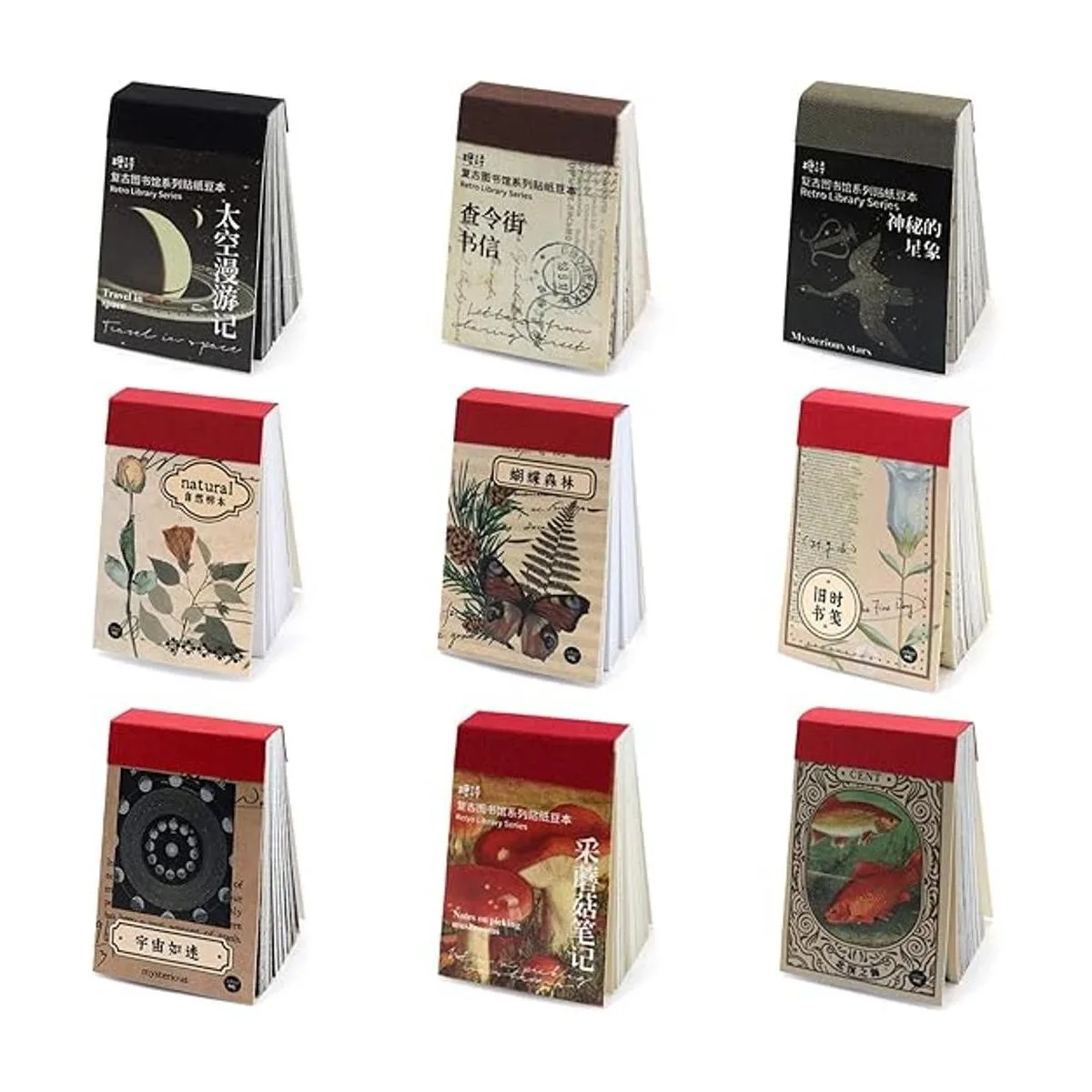 Juego de 450 calcomanías Washi 9 juegos de álbumes de_1