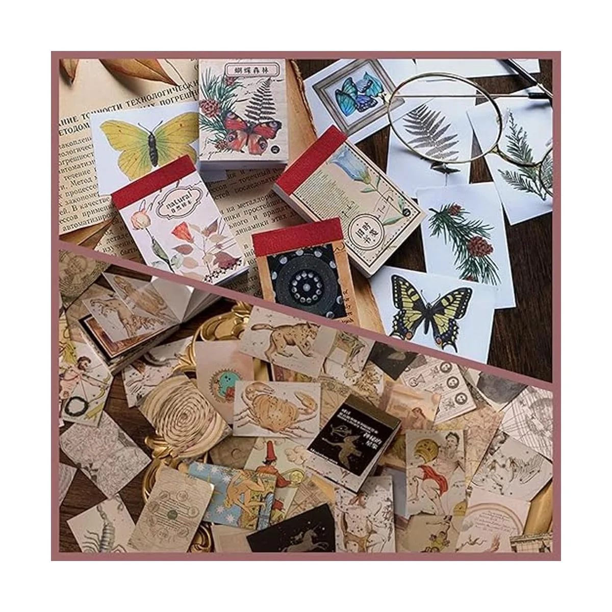 Juego de 450 calcomanías Washi 9 juegos de álbumes de_7