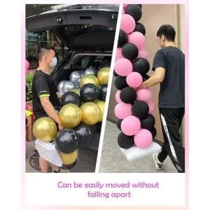 YALLOVE Kit de soporte de columna de globo de metal_4