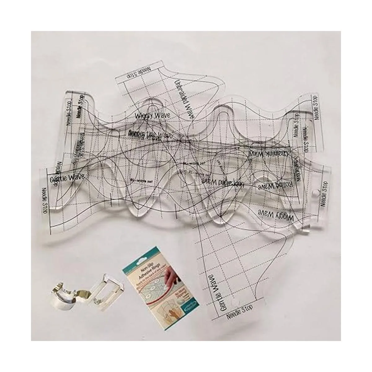 HONEYSEW 6 plantillas únicas de longitud de onda para_2