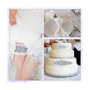 Paquete de 9 apliques de diamantes de imitación de_5