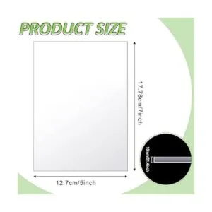 40 hojas de acrílico de plástico transparente con papel_2