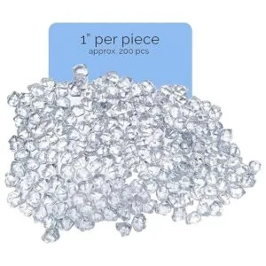 SLS SUPPLY FLORA Decoración de cristal de cubitos de_2