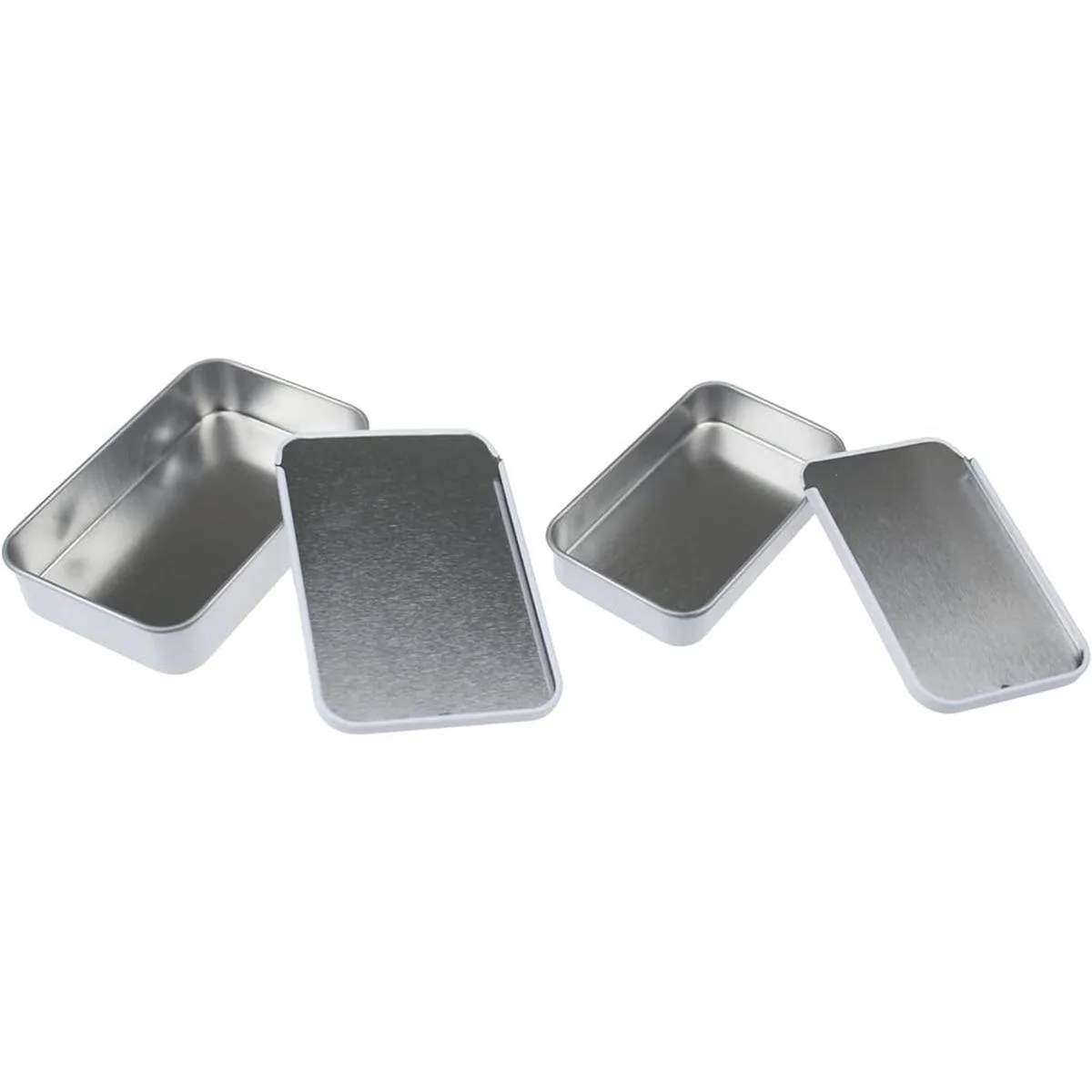 Paquete de 24 recipientes rectangulares de metal_4