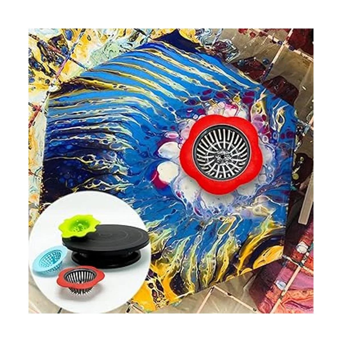 Rueda giratoria giratoria de 11 pulgadas para torta_5