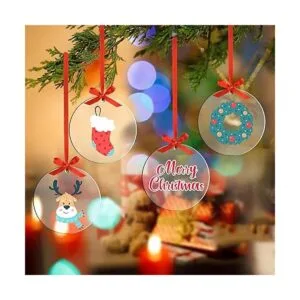 50 piezas de 4 pulgadas de acrílico en blanco para adornos_2