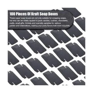 Gersoniel 100 cajas de jabón de estraza para embalaje de_7