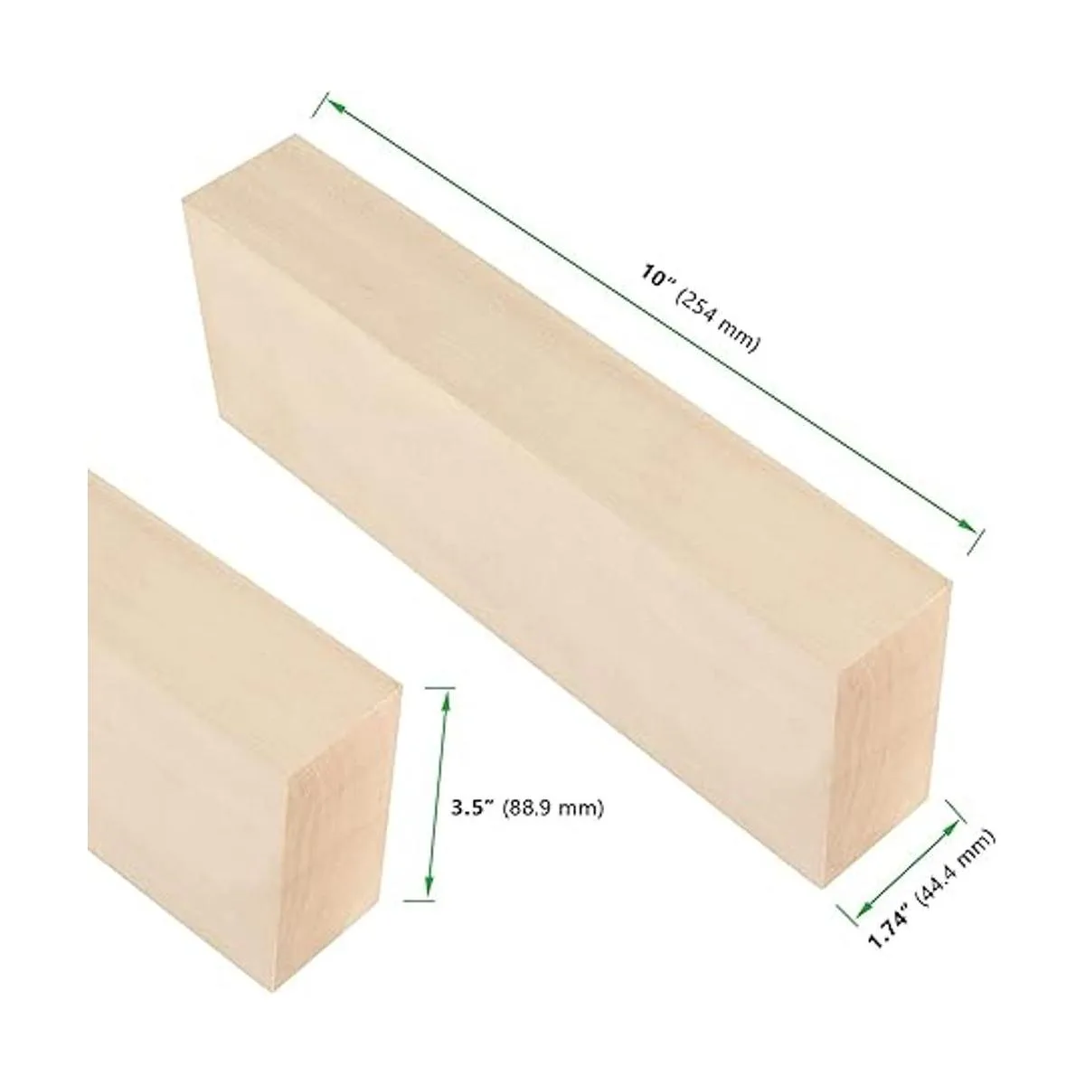 JAPCHET Paquete de 2 bloques de tallado de madera de tilo_2