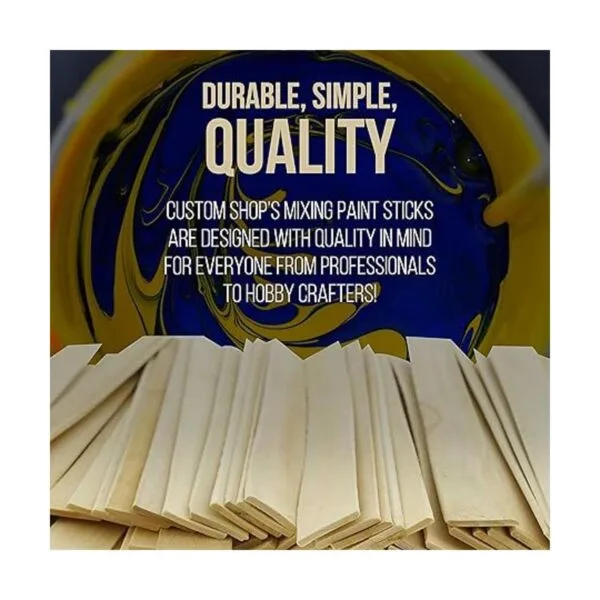 Custom Shop Palitos de manualidades y pintura paquete de_5