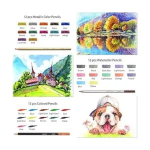 Tioucd 73 Pcs Drawing Kit Professional Art Supplies_3