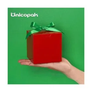 UnicoPak Cajas de regalo rojas de Navidad de 4 x 4 x 4_2