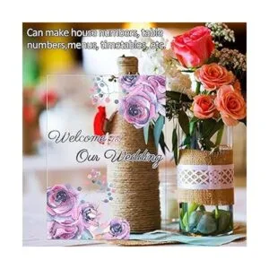 40 hojas de acrílico de plástico transparente con papel_4