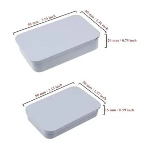 Paquete de 24 recipientes rectangulares de metal_2