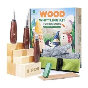 Kit de cuchillos de madera para principiantes juego de_1