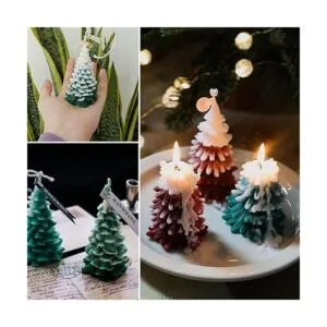 4 moldes de silicona para árbol de Navidad moldes de_5