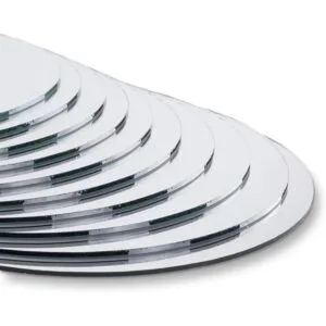 Espejo redondo de cristal de 3.9 in para proyectos de_5