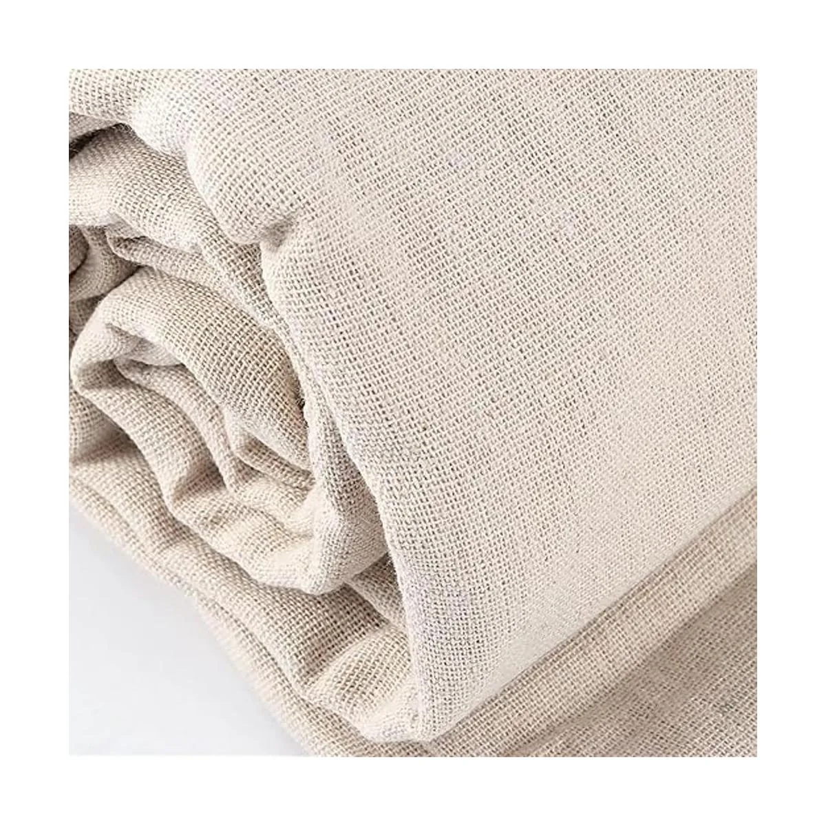 SHEUTSAN Tela de lino natural de 60 pulgadas de ancho por_5