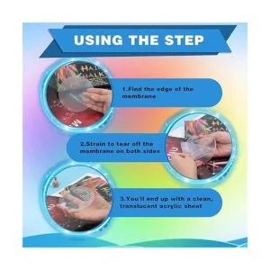 50 piezas de acrílico circular transparente disco redondo_3